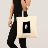Victorian woman with haunting expression tote bag (Voorkant (product))