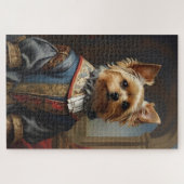 Victorian Yorkshire Terrier in Clothes Whimsical  Legpuzzel (Horizontaal)
