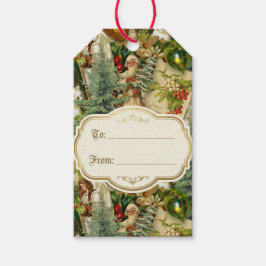 Victorian Yuletide Splendor Cadeaulabel