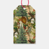 Victorian Yuletide Splendor Cadeaulabel (Achterkant)