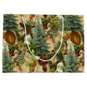 Victorian Yuletide Splendor Groot Cadeauzakje (Achterkant)