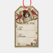 Victorian Yuletide Treasures Collage Cadeaulabel (Voorkant)