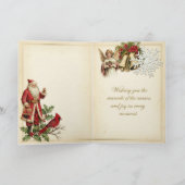 Victorian Yuletide Treasures Collage Feestdagen Kaart (Binnen)