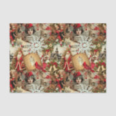 Victorian Yuletide Treasures Collage Tissuepapier (Voorkant)