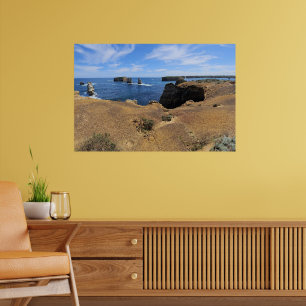 Victoria's Baai van Eilanden Kustpanorama Poster