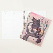 Victoria's Tree Gothic Fairy met Cat Fantasy Art Planner (Display)