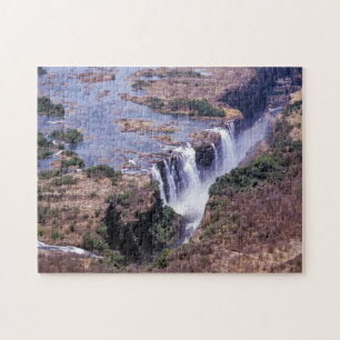 Victoriawaterval luchtfoto - Zimbabwe, Afrika Legpuzzel