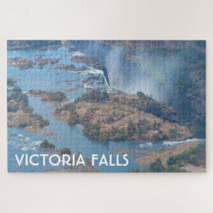 Victoriawatervallen, Zimbabwe, Afrika Legpuzzel