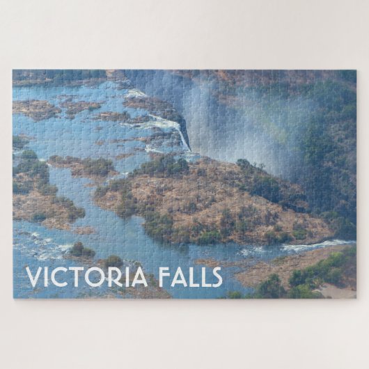 Victoriawatervallen, Zimbabwe, Afrika Legpuzzel (Horizontaal)