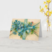 Victorien oubliez-moi pas carte de note (Fleur jaune)