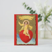 Victorien vintage à ma carte Valentine (Debout devant)