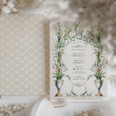 Victorienne Calla Lily Elégance Faire-part de mari