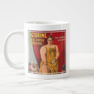 Victorine, de mooie Parijse grote vrouw Extra Grote Beker