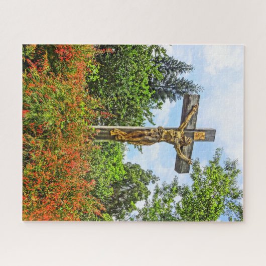 Victorious Christus Bronze Sculpture Winter Park, Legpuzzel (Horizontaal)