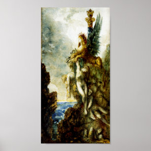 Victorious Sphinx van Gustave Moreau Poster