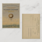 Victorium Steampunk Visitekaartje (Voorkant / Achterkant)