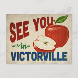 Victorville California Apple - Vintage Travel Briefkaart