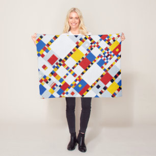 Victory Boogie Woogie, Mondrian Fleece Deken