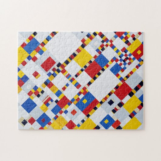 Victory Boogie Woogie, Mondrian Legpuzzel (Horizontaal)