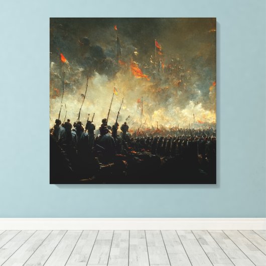 Victory Canvas Afdruk (Insitu (Houten vloer))