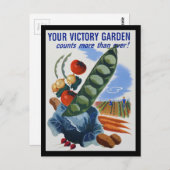 Victory Garden Briefkaart (Voorkant / Achterkant)