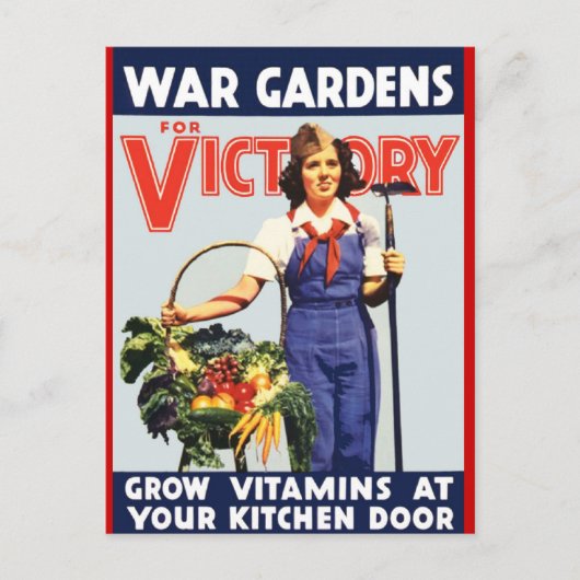 Victory Garden Briefkaart (Voorkant)
