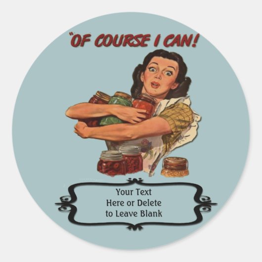 Victory Garden Canning Étiquette personnalisé (Devant)