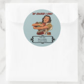 Victory Garden Canning Étiquette personnalisé (Sac)