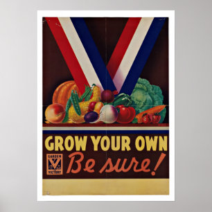 Victory Garden -  patriottisme Poster
