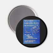 Victory Garden Plots, gratis voor werknemers Magneet (Voorkant / Achterkant)