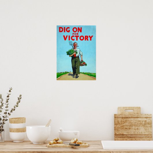 Victory Garden Poster (Keuken)