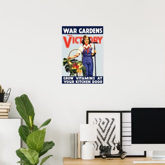 Victory Garden Poster (Thuiskantoor)