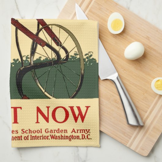 Victory Garden Theedoek (Quarter Fold)