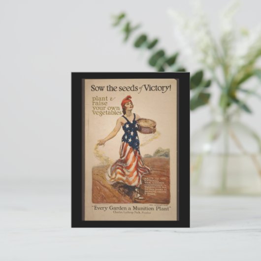 Victory Gardens Briefkaart (Staand voorkant)