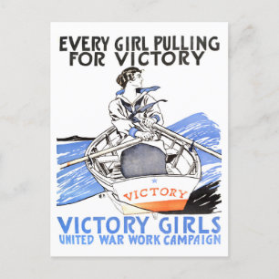 Victory Girls Wartime Briefkaart