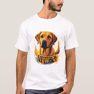 Victory Gouden Labradorshirt voor Hondenliefhebber T-shirt