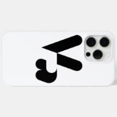 Victory Hand-symbool Case-Mate iPhone Case (Achterkant (horizontaal))