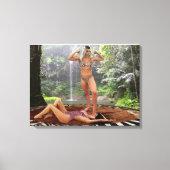 VICTORY POSE VAN TARZANA CANVAS AFDRUK (Voorkant)