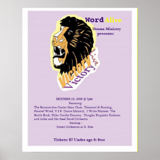 Victory Poster, ... Poster