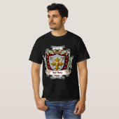 Victory Shield Achternaam t-shirt (Voorkant volledig)