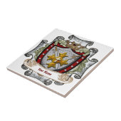 Victory Shield Achternaam  Tegeltje (Zijkant)