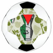 Victory Sign Hand Resistance Red Triangle Symbol (Devant)