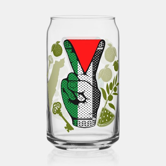 Victory Sign Hand Resistance Red Triangle Symbol (Recto)