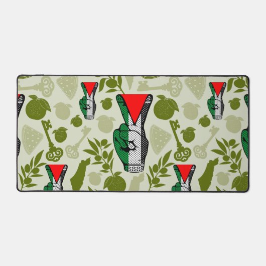 Victory Sign Hand Resistance Red Triangle Symbol (Recto)