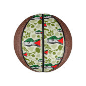 Victory Sign Hand Resistance Red Triangle Symbol Basketbal (Verticaal)