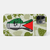 Victory Sign Hand Resistance Red Triangle Symbol Case-Mate iPhone Case (Achterkant (horizontaal))