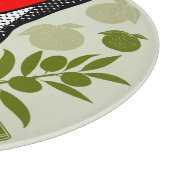 Victory Sign Hand Resistance Red Triangle Symbol Snijplank (Hoek)