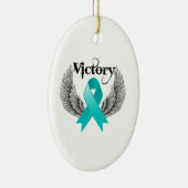 Victory Wings - Ovariumkanker Keramisch Ornament (Rechts)