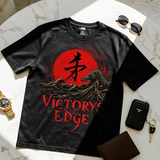 Victory's Edge - T-shirt Motivational Design