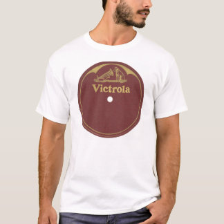 Victrola Record Label - leeg T-shirt